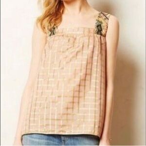 Anthropologie-Embellished Tank